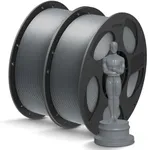 ANYCUBIC PLA+ 3D Printer Filament Bundle, PLA Plus 1.75mm Dimensional Accuracy +/- 0.02mm, Fit Most FDM 3D Printers, 1KG Spool, 2KG Gray+Gray