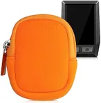 kwmobile Neoprene Case Compatible with Bosch Kiox/Kiox 300 - Pouch with Zipper for Bike Display - Orange