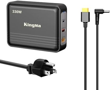 330W Gaming Laptop Charger for ASUS ROG Strix Scar18, 3-Port PD 3.0 (20V/16.5A) Fast Charging Adapter Compatible with ROG Strix Scar 16 /G16/17/18/Duo 16 GX6509,Round connector, for models before 2025