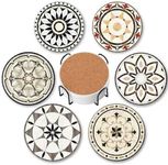 Baalaka Drink Coasters Set of 6 wit