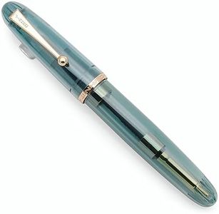 JINHAO 9019 Fountain Pen Dadao Series with High-capacity Ink Converter (Transparent Light Blue, Fine Nib 0.5mm)