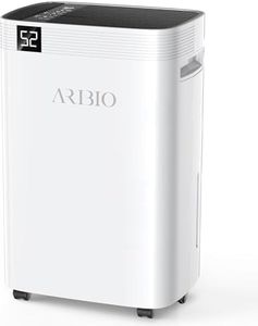 20L/Day Dehumidifier for Home, Powerful Dehumidifiers for Drying Clothes, Damp and Condensation, Digital Display & Humidity Sensor, 24H Timer, Continuous Drainage for Bedroom, Basement, Large Room