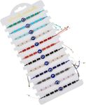 DOMINNE 12 Pcs Evil Eye Bracelets F