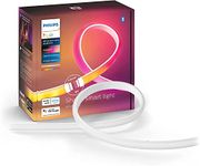 Philips Hue NEW Gradient Light Strip 1m Extension. For Syncing with Entertainment, Media and Music. With Bluetooth. Works with Alexa, Google Assistant and Apple Homekit.