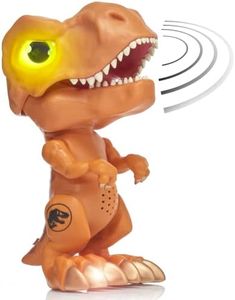 WOW! STUFF Jurassic World Trigger Chomper - T-Rex | Giocattolo di dinosauro ruggente e luminoso | Prodotto ufficiale Dominion e regali per ragazzi e ragazze, dai 5 anni in su