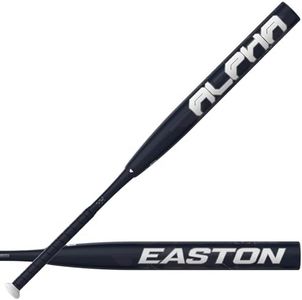 Easton | 2025 | Alpha Slowpitch Softball Bat | USA/ASA | End Loaded 2-Piece | 12.75" Barrel | 26 oz.