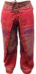 SHOPOHOLIC FASHION Women Multicoloured Hippie Wrap Trousers Hippy Pants (Red)