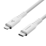 Ambrane MFi Certified Type C to Lightning Cable, 27W Fast Charging for iPhone 14/13/12/11/X/8/7/6, iPad & AirPods, 480Mbps Data Sync, Durable Braided Design, Car/Travel-Friendly, 3.9ft (1.2M)