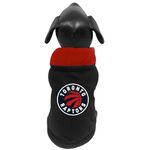 All Star Dogs NBA Toronto Raptors Double Polar Coat Medium, Black