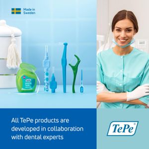 TePe Interdental Brushes 0.7mm – 25 Pack Dental Cleaning