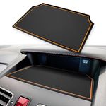 Auovo Dashboard Mats Compatible with Subaru Crosstrek Accessories 2012-2017 Forester 2014-2018 XV Impreza 2012-2016 Car Interior Silicone Dash Pad Liner Tray (Orange)