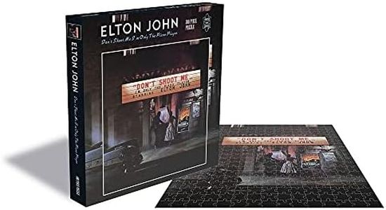 Rock Saws Elton John - Don't Shoot Me I'm Only The Piano Player Jigsaw Puzzle 500-Pieces
