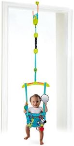 Bright Starts Bounce 'n Spring Deluxe Door Jumper for Baby with Adjustable Strap, 6 Months and Up, Max Weight 26 lbs