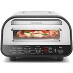 CHEFMAN Indoor Pizza Oven - Makes 12 Inch Pizzas in Minutes, Heats up to 800°F - Countertop Electric Pizza Maker with 5 Touchscreen Presets, Pizza Stone and Peel Included - Stainless Steel