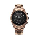 Titan Neo Splash Quartz Multifunction Black Dial Stainless Steel Strap Watch for Men-NS1805QM04