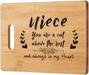 Niece Birthday Gifts from Auntie Auntie Uncle, Unique Cutting Board Gift for Niece, Niece Gift for Graduation Mothers Day Thanksgiving Christmas Valentines Day-Niece You are A Cut Above The Rest