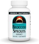 Source Naturals Broccoli Sprouts Extract, Containing Up to 50 Times The Concentration of Isothiocyanates as Mature Broccoli, 250 mg - 120 Tablets