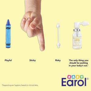 Earol Baby Olive Oil Ear Spray, 10ml – For Ear Wax Removal, 6m+