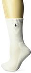 Lauren By Ralph Lauren Women's Cushion Foot Mesh Top Crew 3 Pack Socks 9-11 / Shoe: 5-9 White