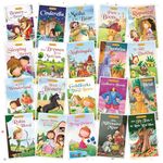 Set of 20 Favourite & Fairy Tales Story Books | English Short Stories for 3+ | Robinhood, Snow White, Alice in Wonderland,Cindrella,Rapunzel,Ugly Duckling & Others