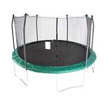 Skywalker Trampolines 15-Feet Round and Enclosure Combo with Spring Pad, Green (SWTC1511)