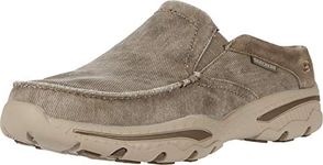 Skechers Mens Creston Slip on Canvas, Khaki, 10.5