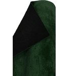 A-Express Plain Soft Plush Velvet Fabric Upholstery Dressmaking Curtain Blind Cushion Velour Material - Dark Green 1 Metre 100cm x 145cm