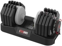 EnterSports 27kg Adjustable Dumbbells, 10 Dumbbell Weights Levels(2-27kg) for Space-Saving, Anti-Slip Handle with Safety Locking Mechanism, Home Gym Strength Training Equipment for Full Bodybuilding