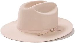 Stetson Men's 6X Open Road Fur Felt Cowboy Hat Silverbelly 7 3/4