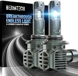 BEAMTECH 9006 LED Bulbs, G-XPower Chips HB4 Light Bulb 20000LM 100W 6500K Plug and Play LED Fog Light Halogen Replacement, Pack of 2