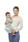 Ergobaby Alta Hip Seat All-Position Breathable Mesh Hip Seat & Carrier, Pearl Grey