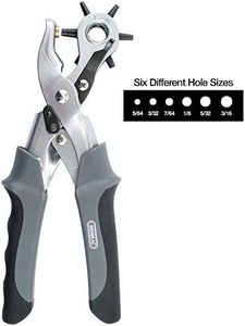 General Tools Revolving Punch Pliers 73 - 6 Multi-Hole Sizes For Leather, Rubber, & Plastic - Hobbies & Crafts