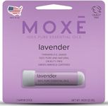 MOXE Lavender Essential Oil Nasal Inhaler, Therapeutic No-Mess Aromatherapy, Relaxation, Naturally Calming, Before Sleep Routine, Uplifts Mood, Pure and Undiluted, Made in USA (1 Pack)