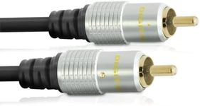 Cable Mountain 10m Gold Plated Single RG59 Coaxial Phono Cable for SPDIF/Digital Audio and Composite Video Cable