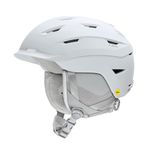 SMITH Liberty Helmet for Women – Adult Snowsports Helmet with MIPS Technology + Zonal Koroyd Coverage – Lightweight Protection for Skiing & Snowboarding– Matte White, Medium