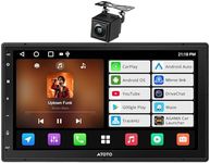ATOTO A5L Android Double DIN Car Stereo Wireless CarPlay & Wireless Android Auto, 7 Inch Car Radio in-Dash GPS Navigation, Wi-Fi/BT/USB Tethering, 24EQ, Built-in AMP, HD LRV, Backup Camera