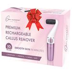 Electric Hard Skin Remover Rechargeable: Own Harmony Professional Pedicure Tools - CR1700 Best Electronic Foot File Sander - Perfect Pedi for Callus Removal and Dry Cracked Heels Feet Care (USB Cord)