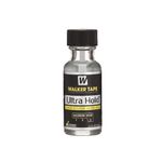 Ultra Hold Glue For Hair System By Walker Tape | Waterproof | Maximum Wear (4+ Weeks) | Clear Transperent Glue | Skin Safe (0.5 FL OZ - 15 ML (Pack of 1))