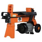 FM8D-TC 5-Ton Electric Log Splitter with Guard & Workbench – 2200W Motor, 370mm Log Capacity – Ideal for Wood Burners   – UK Engineered – Pre-Filled with Hydraulic Oil