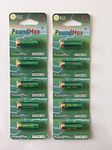 10 Pack x PoundMax Super Alkaline 23AE/A23/LRV08/MN21 12V Alkaline Security Batteries