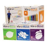 CanDo Val-u-Band Resistance band LATEX-free SET / training band / gymnastics band - SET of 5, 45 m each (very very light - strong) - alternative to dumbbells