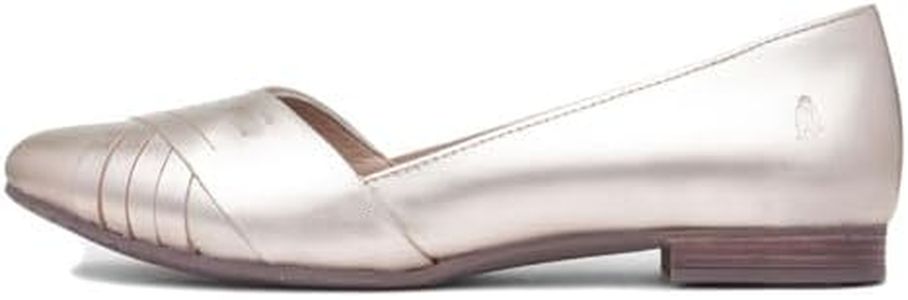 Hush Puppies Women's Marley Ballerina Ballet Flat, Gold, 9 US