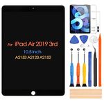 LCD Display for iPad Air 3 2019 Screen Replacement A2153 A2123 A2152 for iPad Air 3rd Gen LCD Screen Touch Digitizer Glass Panel Full Assembly with Repair Tools