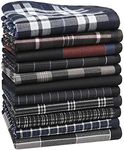 HOULIFE Men’s Handkerchiefs, Black 