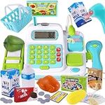 BUYGER Kids Toy Till Cash Register 