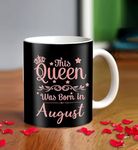 ME & YOU Birthday Gift Coffe Mug for Girls | Gift for Wife, Girlfriend, Sister, Daughter | Specially Gift for August Born Girls (320 Ml)