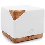 Essential Oil Diffuser, ASAKUKI 700ml Premium 5 in 1 Ultrasonic Aromatherapy Fragrant Oil Vaporizer Humidifier, Timer and Auto-Off Safety Switch, 7 LED Light Colors