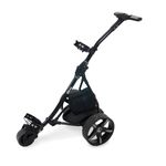 M.Y Pro Series Electric Golf Trolley Black & Grey | 36 Hole Battery Trolley | 9 Speed Auto Distance Function | Easy To Assemble | Over £100 Free Accessories