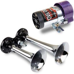 Kleinn Air Horns 6126 Direct Drive Dual Air Horn Kit - Chrome