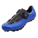 Vittoria Alise' Performance MTB Cycling Shoes, Blue Black, 8.5 UK